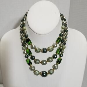 Japan three strand necklace 12" shortest layer